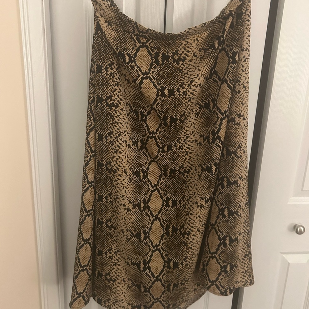 Leopard Midi Skirt CL